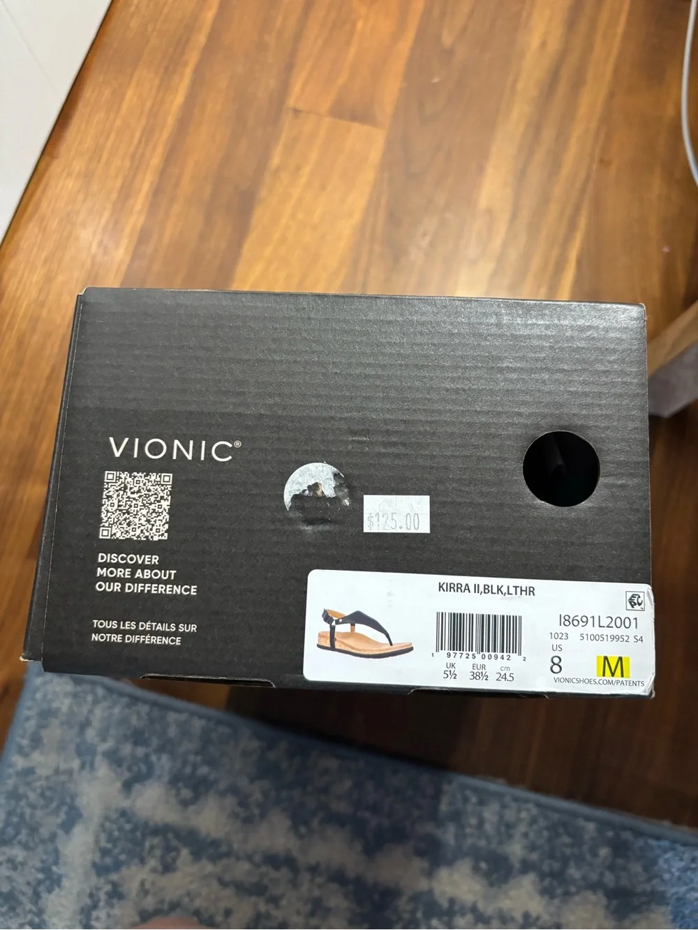 Vionic Kirra Black Thong Sandals - Comfortable Women's Footwear